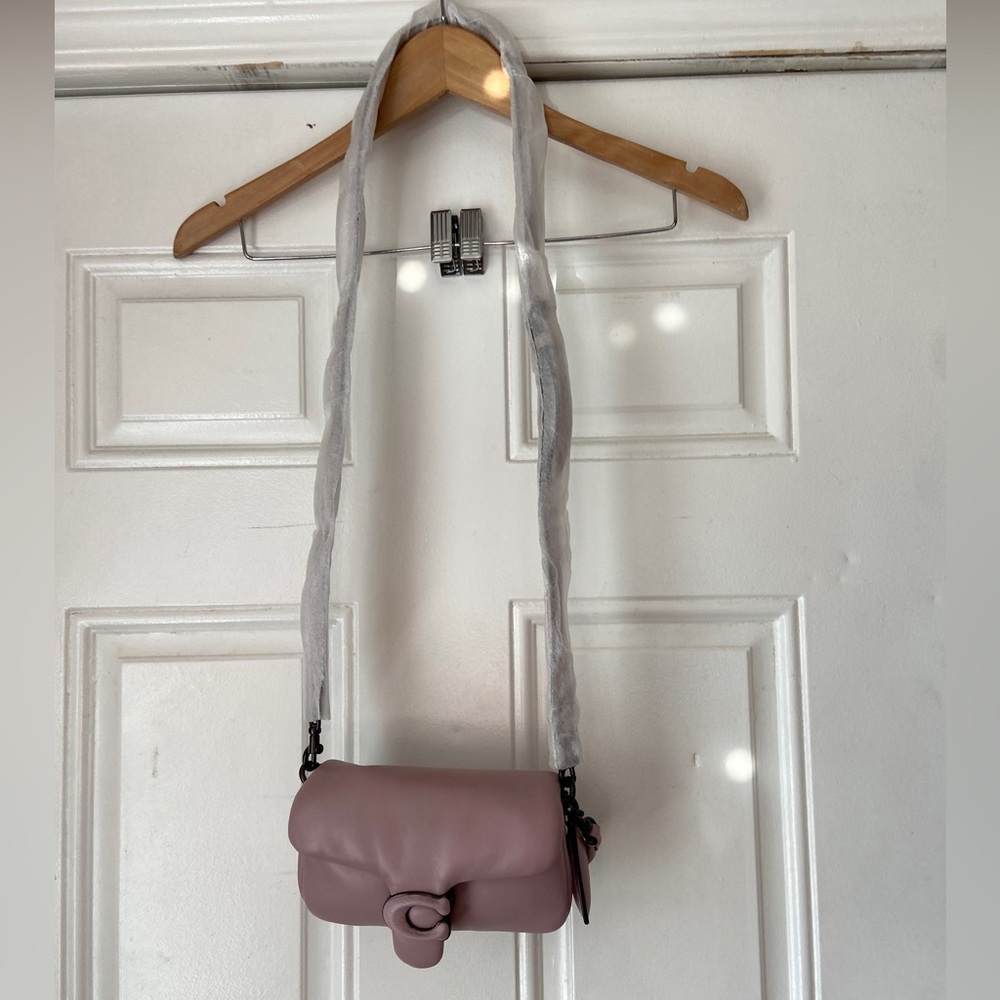 Coach Pillow Tabby Shoulder Bag 18 in color lilac - Picture 11 of 13